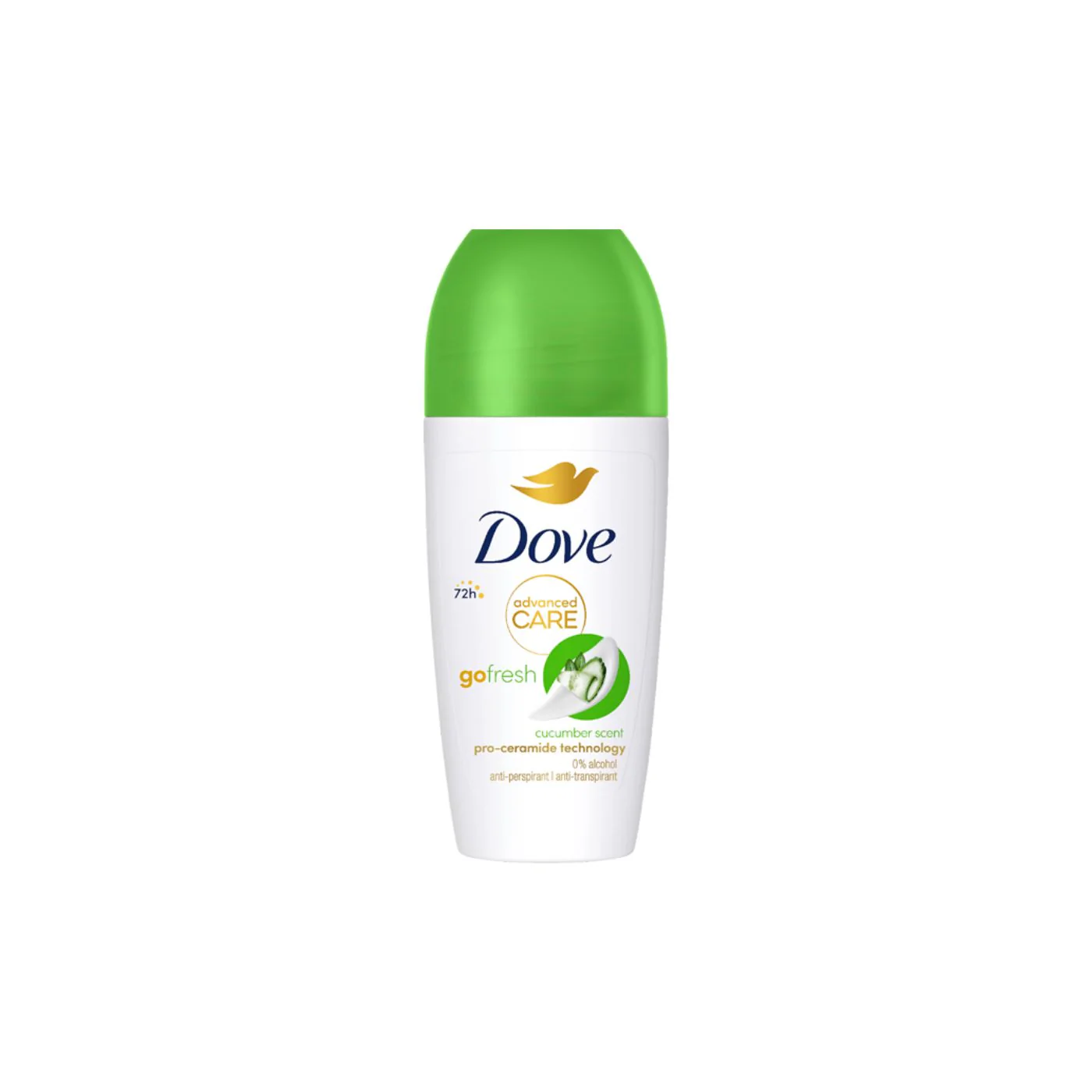 Dove Advance Care Cucumber Scent Deo Roll On 4x50ml