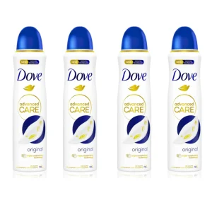 Dove Advanced Care - Desodorante Spray 72h Original 4x150ml